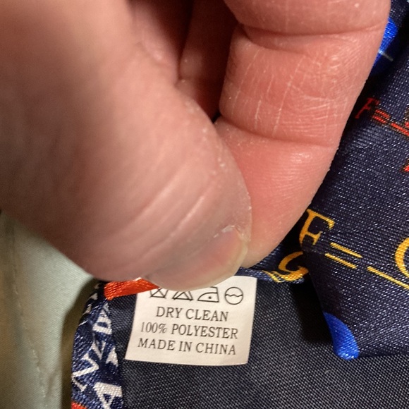 Steven Harris hand made navy tie - Picture 3 of 3